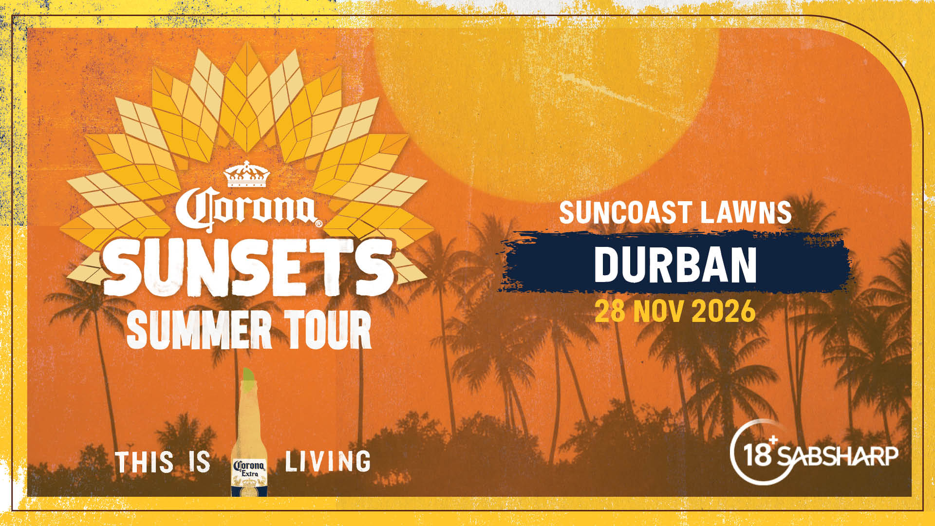 Corona Sunsets Summer Tour Durban